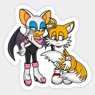 Tails' awkward crush Sticker